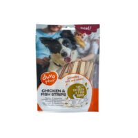 (داوو پلاس) تشویقی سگ نواری با طعم مرغ و ماهی 80 گرمی