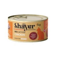 (شایر) کنسرو گربه پته با طعم مرغ 200 گرمی