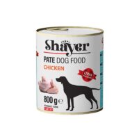 (شایر) کنسرو سگ پته با طعم مرغ 800 گرمی