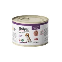 (شایر) کنسرو سگ نچرال ویژه با طعم مررغ و گوشت قرمز 180 گرمی