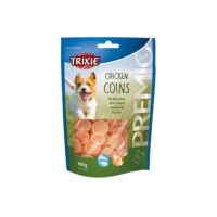 (تریکسی) تشویقی سگ سکه ای با طعم مرغ 100 گرمی