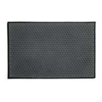 مت مشبک جلوی ظرف خاک گربه