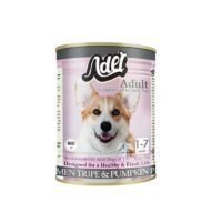 کنسرو پته سگ بالغ با طعم کدو و سیرابی