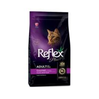 غذای خشک گربه بالغ گورمت رفلکس پلاس با طعم مرغ