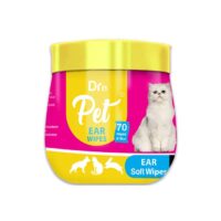 دستمال مرطوب سگ و گربه و جوندگان دکتر پت مخصوص گوش