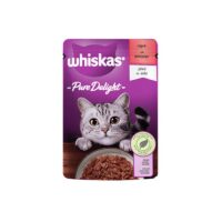 سوپ گربه بالغ ویسکاس با طعم گوشت گاو در ژله