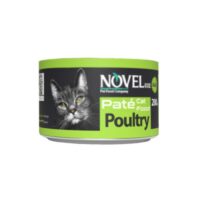 کنسرو پته گربه بالغ نوول لوکس با طعم میکس گوشت پرندگان