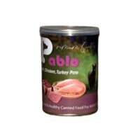 کنسرو گربه پابلو با طعم گوشت گوساله مرغ بوقلمون