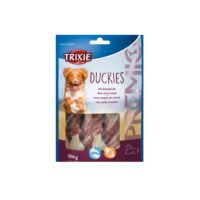 تشویقی استخوان دورپیچ تریکسی مخصوص سگ با طعم گوشت اردک