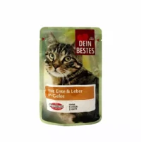 (داین بست) سوپ گربه بالغ با طعم اردک و جگر در ژله 100 گرمی