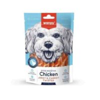(ونپی) تشویقی سگ مدادی با طعم دورپیچ مرغ و هویج 100 گرمی