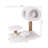 (مریلند) اسکرچر گربه مدل Jupiter سایز M سفید