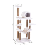 (مریلند) اسکرچر گربه مدل Apadana سایز Free سفید