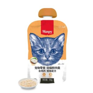 (ونپی) پودینگ بچه گربه با طعم مرغ و ماهی کاد 90 گرمی