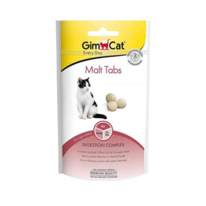 (جیم کت) قرص آنتی هیربال دفع گوله مویی گربه Malt tabs وزن 40 گرمی