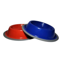 (زاریکس) ظرف آب و غذا فلزی رنگی سایز M