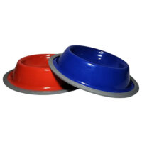 (زاریکس) ظرف آب و غذا فلزی رنگی سایز L