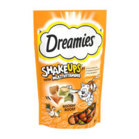 (دریمز) تشویقی گربه مولتی ویتامین Shake Ups با طعم میکس مرغ و اردک 55 گرمی
