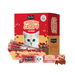 (کیت کت) تشویقی دنتال گربه Crisps با طعم کرنبری و ماهی سالمون 20 گرمی