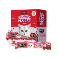 (کیت کت) تشویقی دنتال گربه Crisps با طعم کرنبری و گوشت گاو 20 گرمی