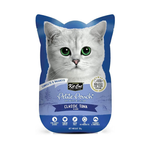 (کیت کت) پوچ گربه با طعم ماهی تن کلاسیک در ژله 70 گرمی