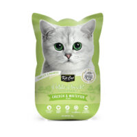 (کیت کت) پوچ گربه با طعم مرغ و ماهی سفید در ژله 70 گرمی (کپی)