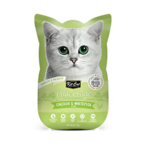 (کیت کت) پوچ گربه با طعم مرغ و ماهی سفید در ژله 70 گرمی (کپی)