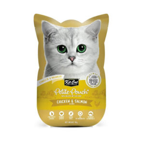 (کیت کت) پوچ گربه با طعم مرغ و ماهی سالمون در ژله 70 گرمی