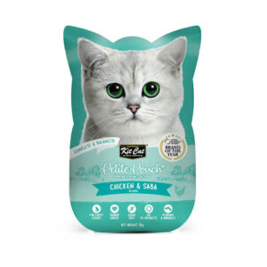 (کیت کت) پوچ گربه با طعم مرغ و ماهی سابا در ژله 70 گرمی