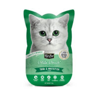 (کیت کت) پوچ گربه با طعم ماهی تن و ماهی سفید در ژله 70 گرمی