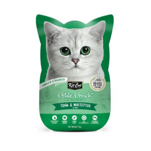 (کیت کت) پوچ گربه با طعم ماهی تن و ماهی سفید در ژله 70 گرمی
