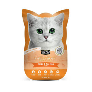 (کیت کت) پوچ گربه با طعم ماهی تن و ماهی سالمون در ژله 70 گرمی