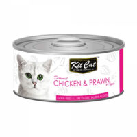 (کیت کت) کنسرو گربه با طعم مرغ و شاه میگو 80 گرمی