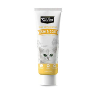 (کیت کت) خمیر مکمل تقویت پوست و مو گربه Skin & Coat وزن 120 گرمی