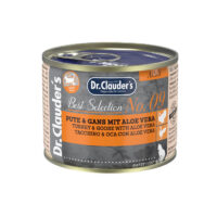 (دکتر کلادرز) کنسرو گربه با طعم بوقلمون و غاز تقویت سیستم ایمنی 200 گرمی