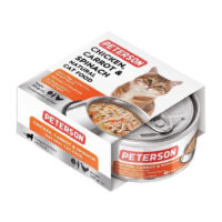 (پترسون) کنسرو نچرال گربه با طعم مرغ و هویج و اسفناج 120 گرمی