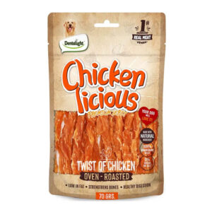 (دنتالایت) تشویقی سگ پیچی فیله مرغ 70 گرمی