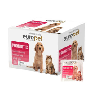 (یورو پت) پروبیوتیک سگ و گربه ساشه 2 گرمی