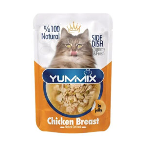 (یامیکس) سوپ نچرال گربه با طعم مرغ در ژله 85 گرمی