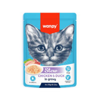 (ونپی) سوپ بچه گربه با طعم مرغ و اردک تکه ای در سس 70 گرمی