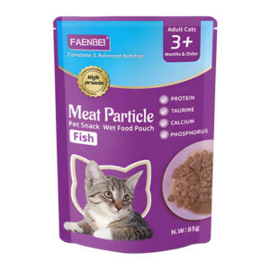(فانبی) سوپ گربه با طعم ماهی در سس 85 گرمی
