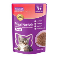 (فانبی) سوپ گربه با طعم گوشت گاو در سس 85 گرمی