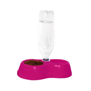 (هپی پت) ظرف آب و غذای دوقلو مخزن دار بلفی