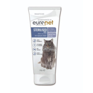 (یورو پت) خمیر مالت مخصوص گربه عقیم شده 100 گرمی