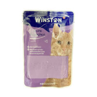 (وینستون) سوپ گربه با طعم مرغ و گوشت گاو در سس 100 گرمی