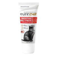 (یورو پت) خمیر مالت گربه آنتی هیربال با طعم اسموتی میوه های جنگلی 100 گرمی
