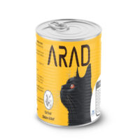 (آراد) کنسرو پته مخصوص گربه با طعم گوشت و مرغ 380 گرمی