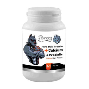 (پرسا) مکمل پودر کلسیم و پروبیوتیک سگ و گربه 200 گرمی