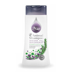 (پرسا) شامپو آنتی باکتریال و ضد شوره سگ و گربه 250 میلی