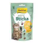 (جیم کت) تشویقی نرم گربه mini sticks با طعم مرغ و کت نیپ 50 گرمی